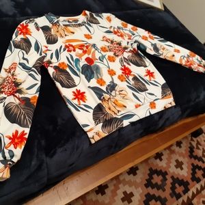 Floral sweatshirt